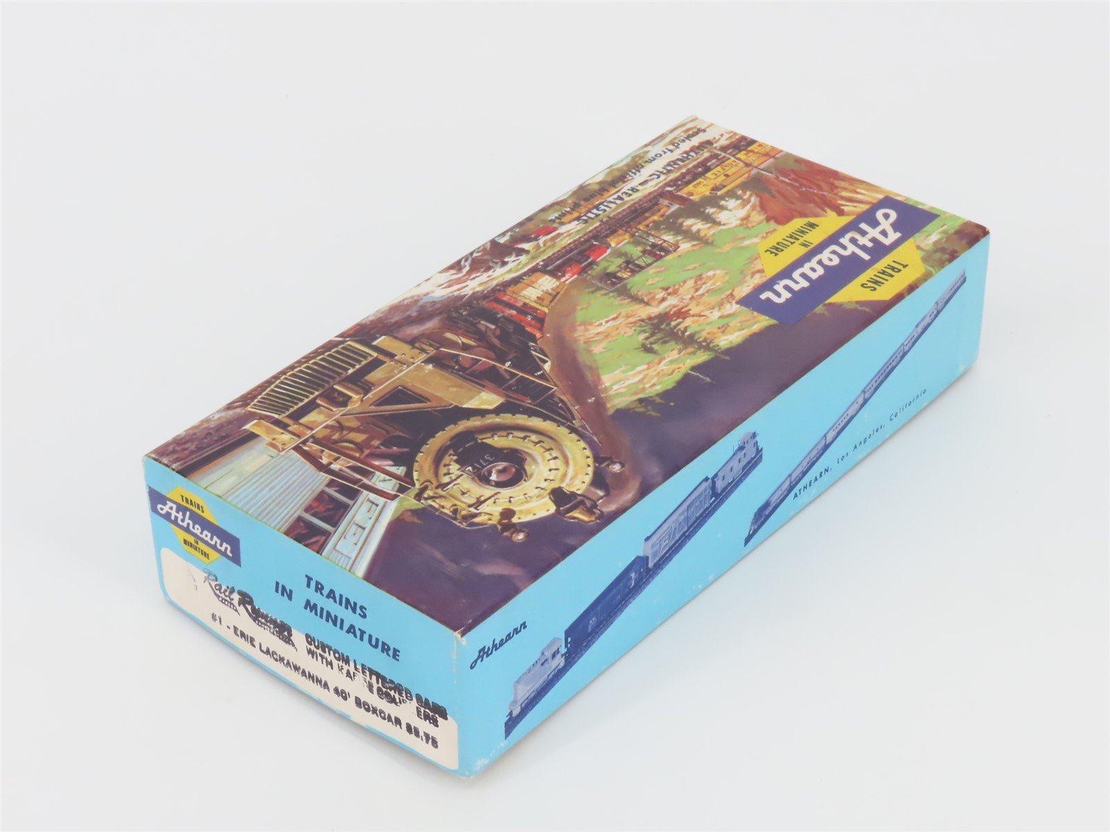 HO Scale Athearn Rail Runner 1 EL Erie Lackawanna 40' Box Car #55566