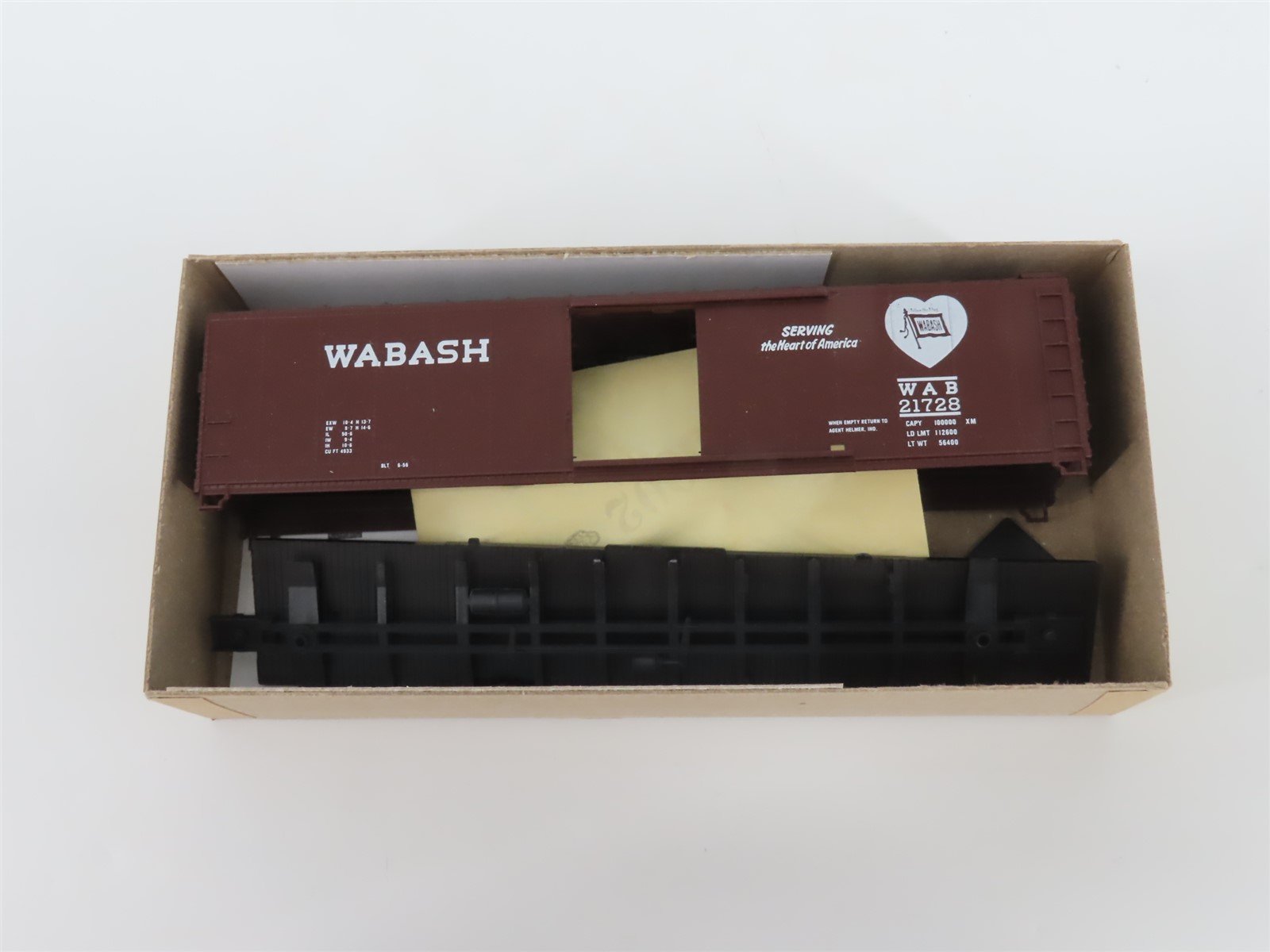 HO Athearn Rail Runner Kit 179 WAB Wabash 