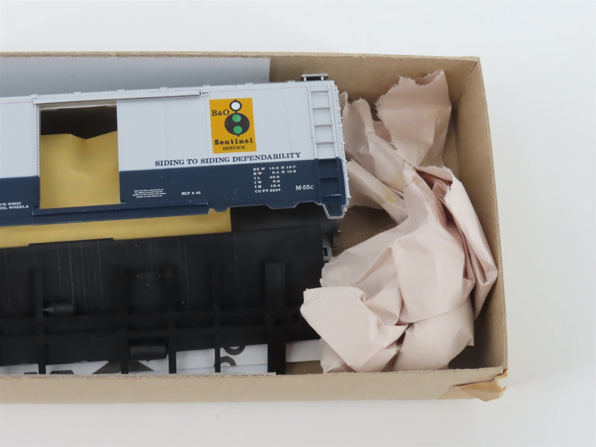 HO Scale Athearn Bev-Bel Kit 823-9 B&amp;O Sentinel Fast Freight 40&#39; Box Car #466027