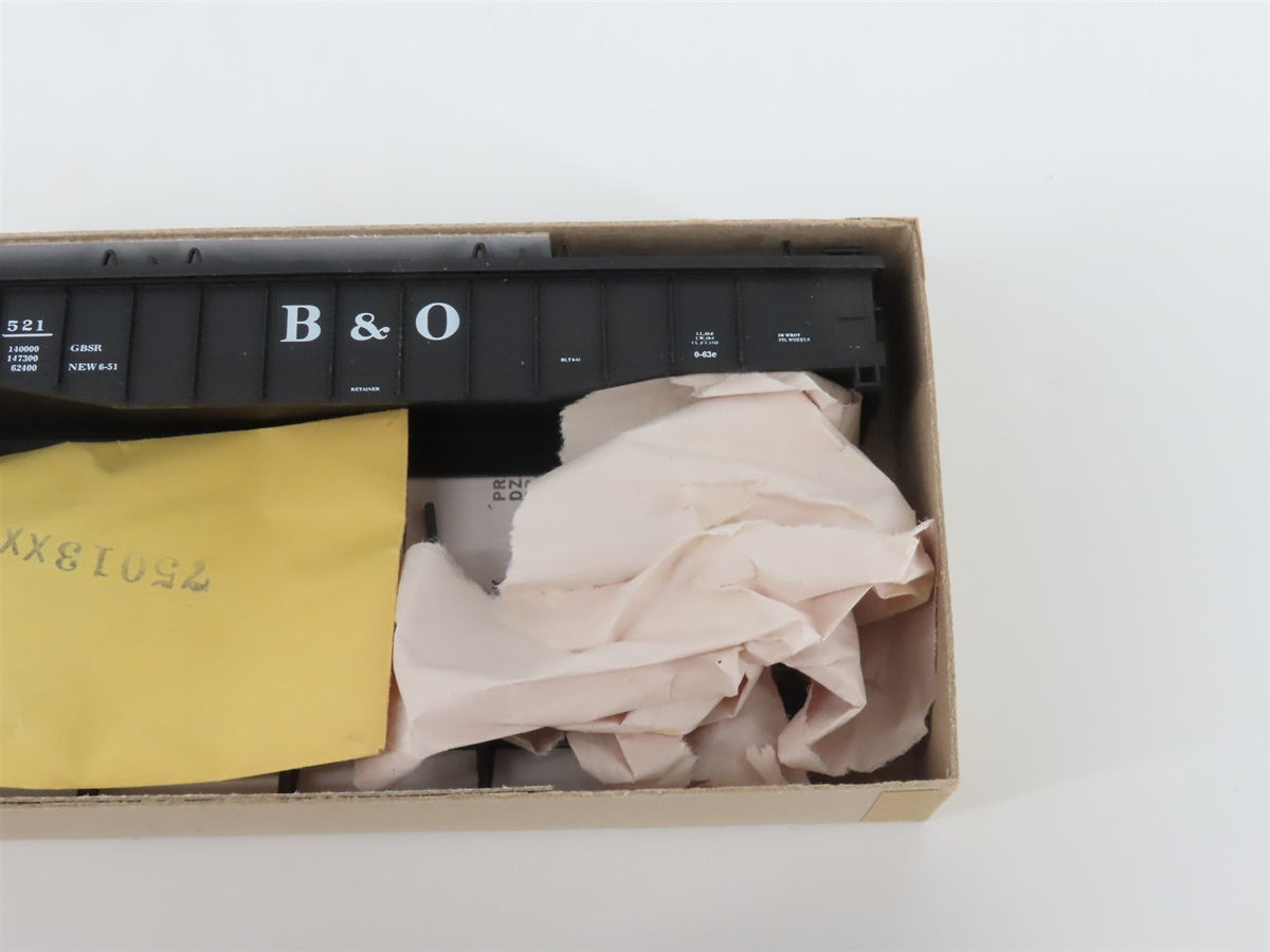 HO Athearn Rail Runner Kit 118 B&amp;O Baltimore &amp; Ohio 50&#39; Covered Gondola #351521