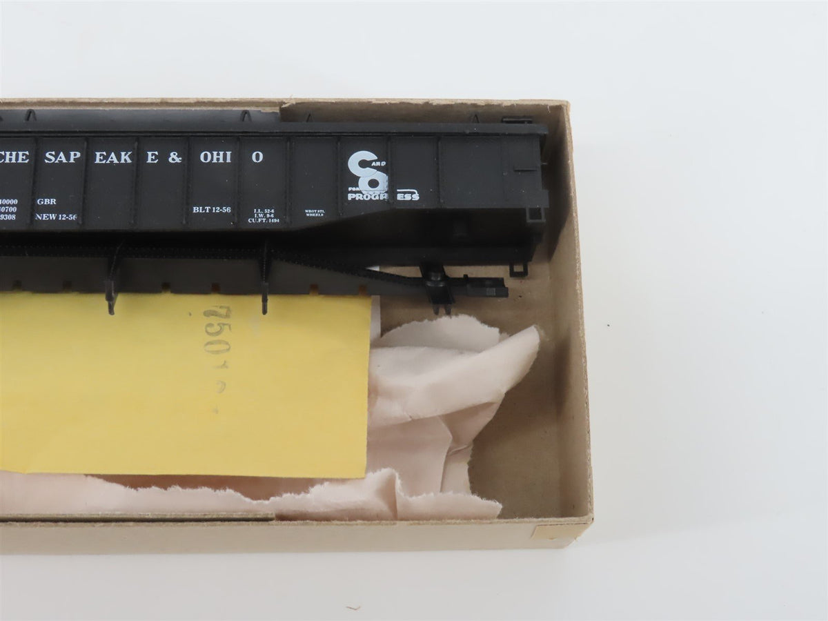 HO Scale Athearn Rail Runner Kit 119 C&amp;O Progress 50&#39; Covered Gondola #32061