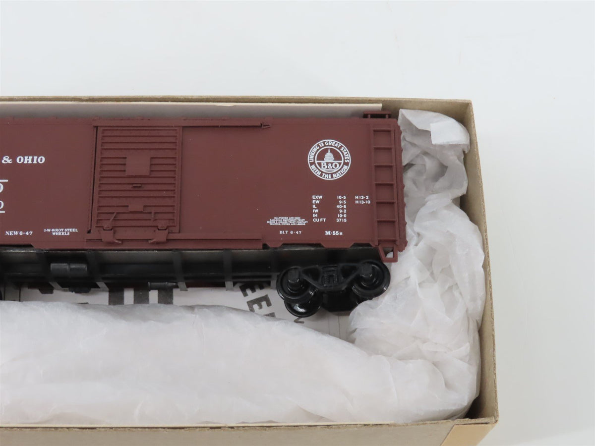 HO Scale Athearn Rail Runner 216 B&amp;O Baltimore &amp; Ohio 40&#39; Box Car #467000
