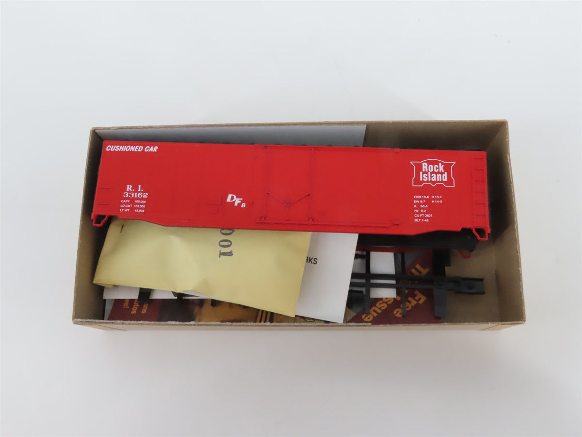 HO Athearn Cooper &amp; Oshtemo Kit 1416 RI Rock Island 50&#39; Plug Door Box Car #33162
