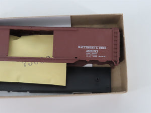 HO Athearn Kit 140-5100 B&O Baltimore & Ohio 50' Double Door Box Car #296371