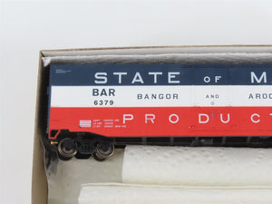 HO Scale Athearn 05260 BAR State Of Maine Products 50' Plug Door Box Car #6379