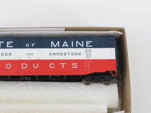HO Scale Athearn 05260 BAR State Of Maine Products 50' Plug Door Box Car #6379