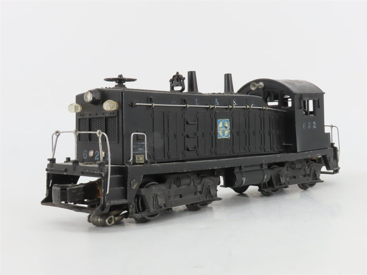 O Gauge 3-Rail Lionel ATSF Santa Fe SW7 Diesel Locomotive #622