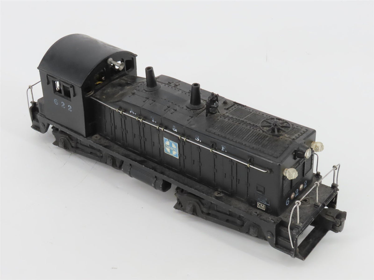 O Gauge 3-Rail Lionel ATSF Santa Fe SW7 Diesel Locomotive #622
