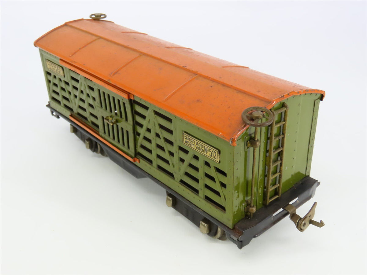 Standard Gauge Vintage Lionel Lines Tinplate Stock Car #513