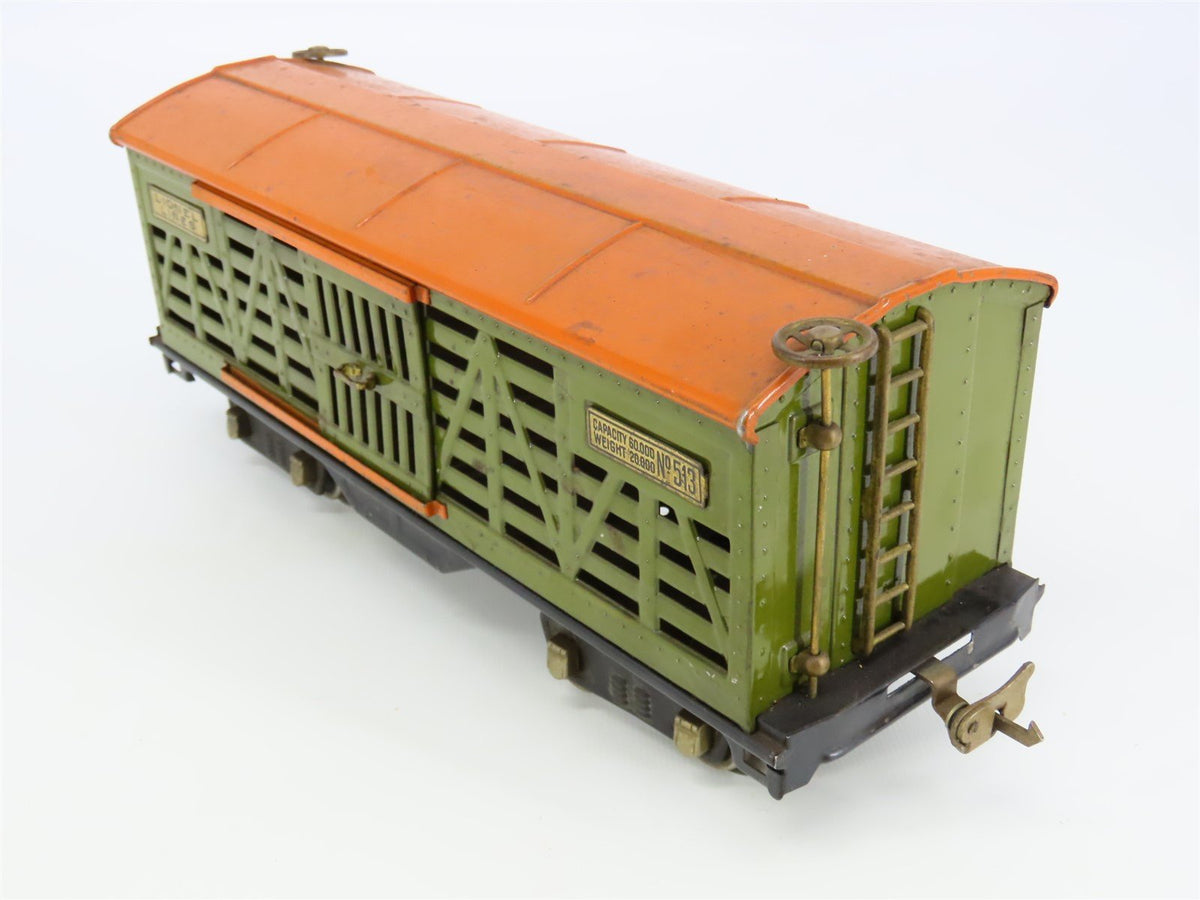 Standard Gauge Vintage Lionel Lines Tinplate Stock Car #513