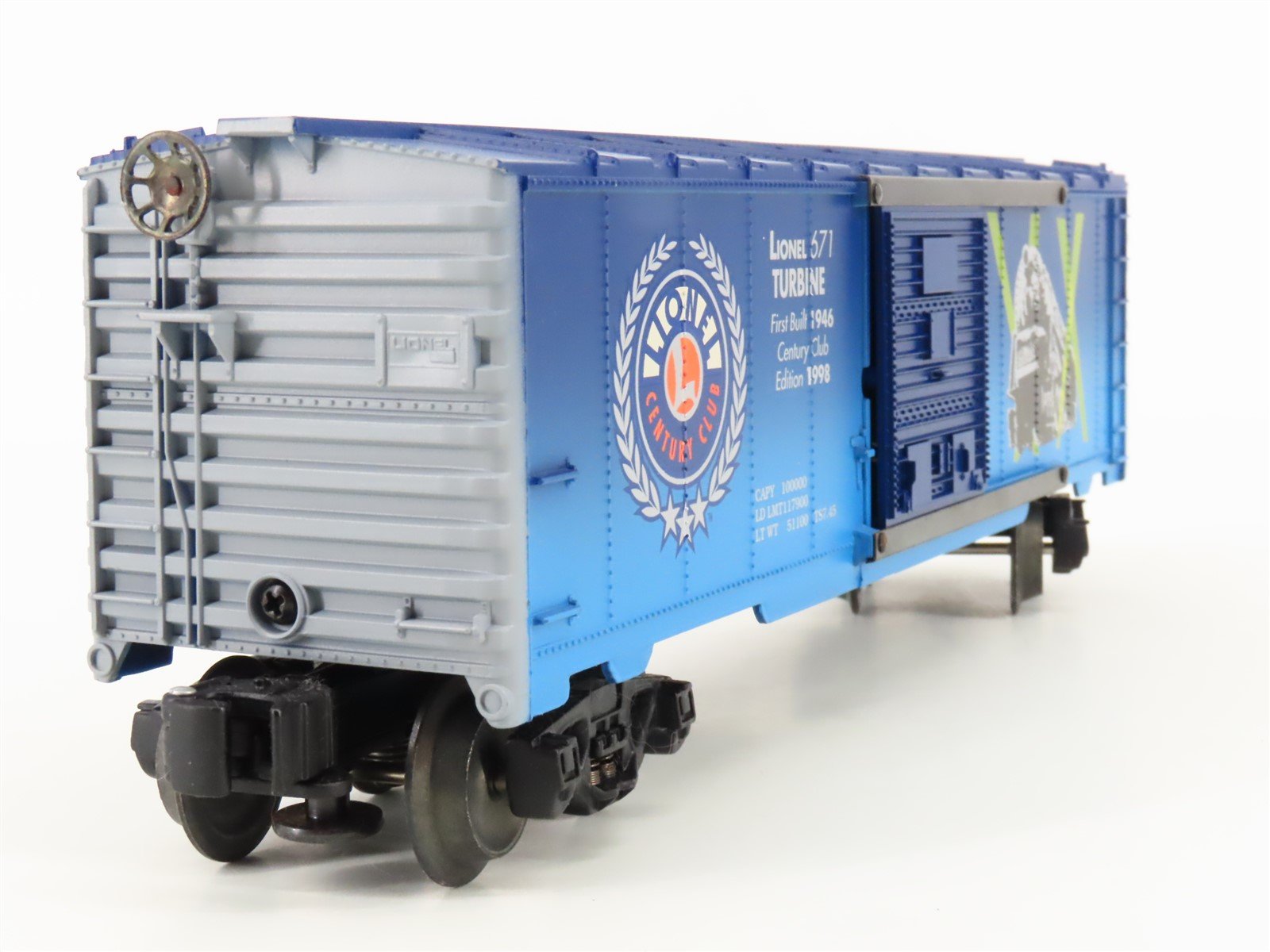 O Gauge 3-Rail #6-29228 Lionel Century Club Pennsy Turbine Commemorative Boxcar