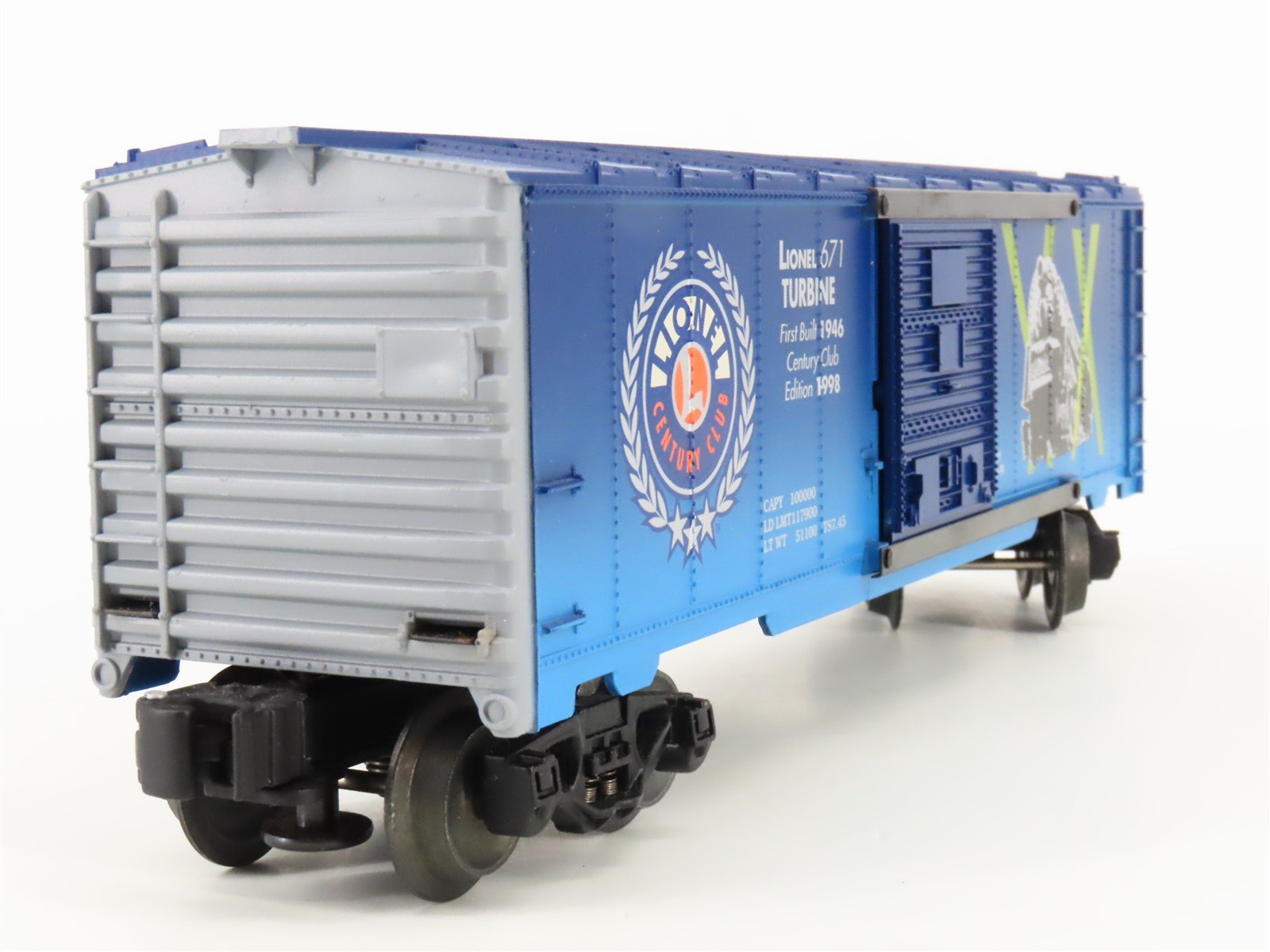 O Gauge 3-Rail #6-29228 Lionel Century Club Pennsy Turbine Commemorative Boxcar