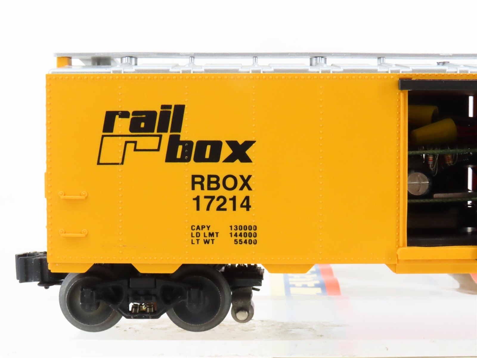 O Gauge 3-Rail Lionel 6-17214 RBOX Rail Box Boxcar W/Sound #17214