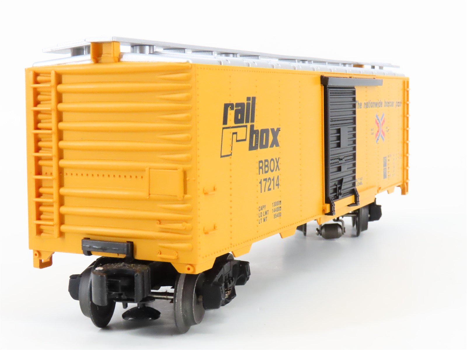 O Gauge 3-Rail Lionel 6-17214 RBOX Rail Box Boxcar W/Sound #17214