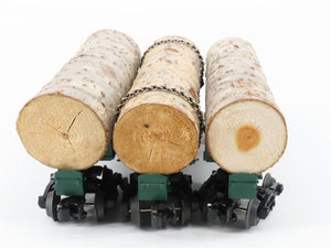 O Gauge 3-Rail Lionel 6-29434 Weyerhaeuser Skeleton Log Car 3-Pack