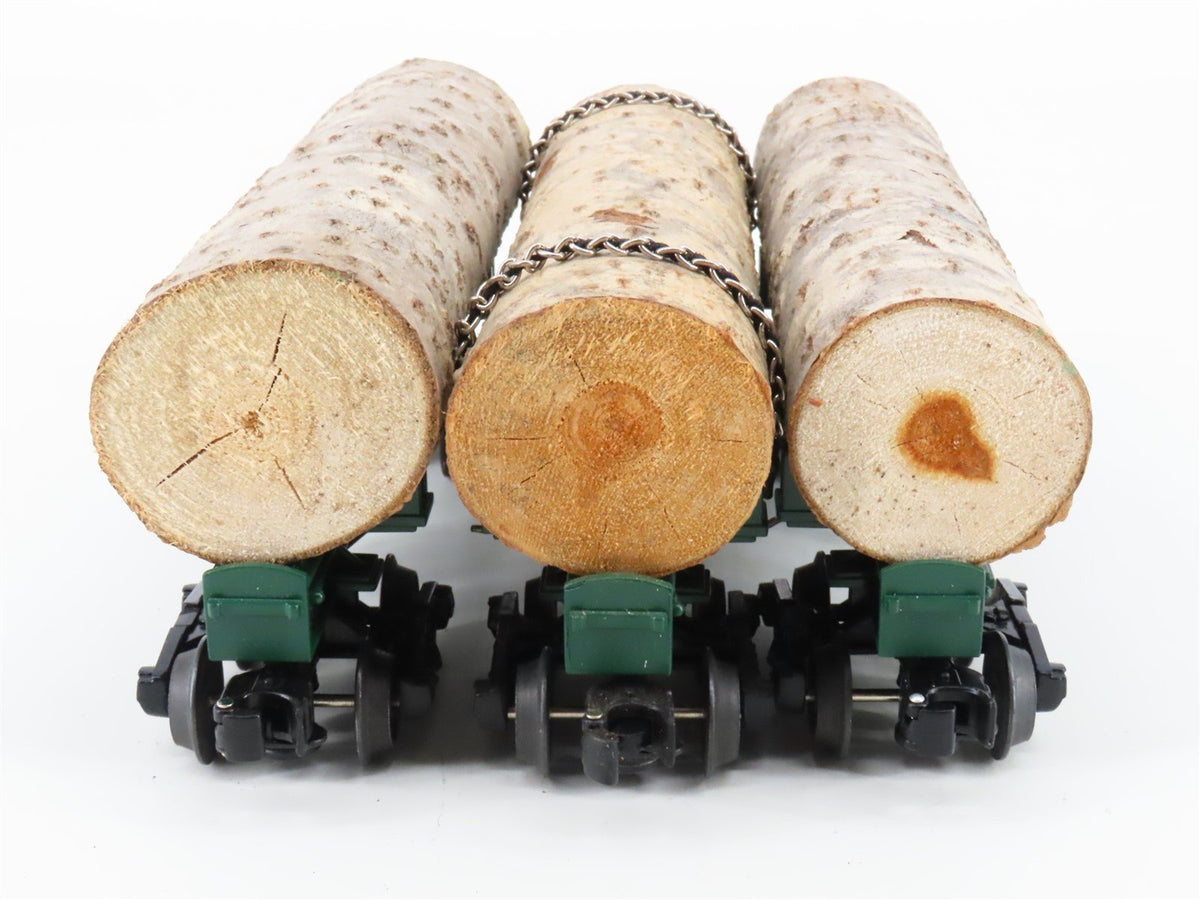 O Gauge 3-Rail Lionel 6-29434 Weyerhaeuser Skeleton Log Car 3-Pack