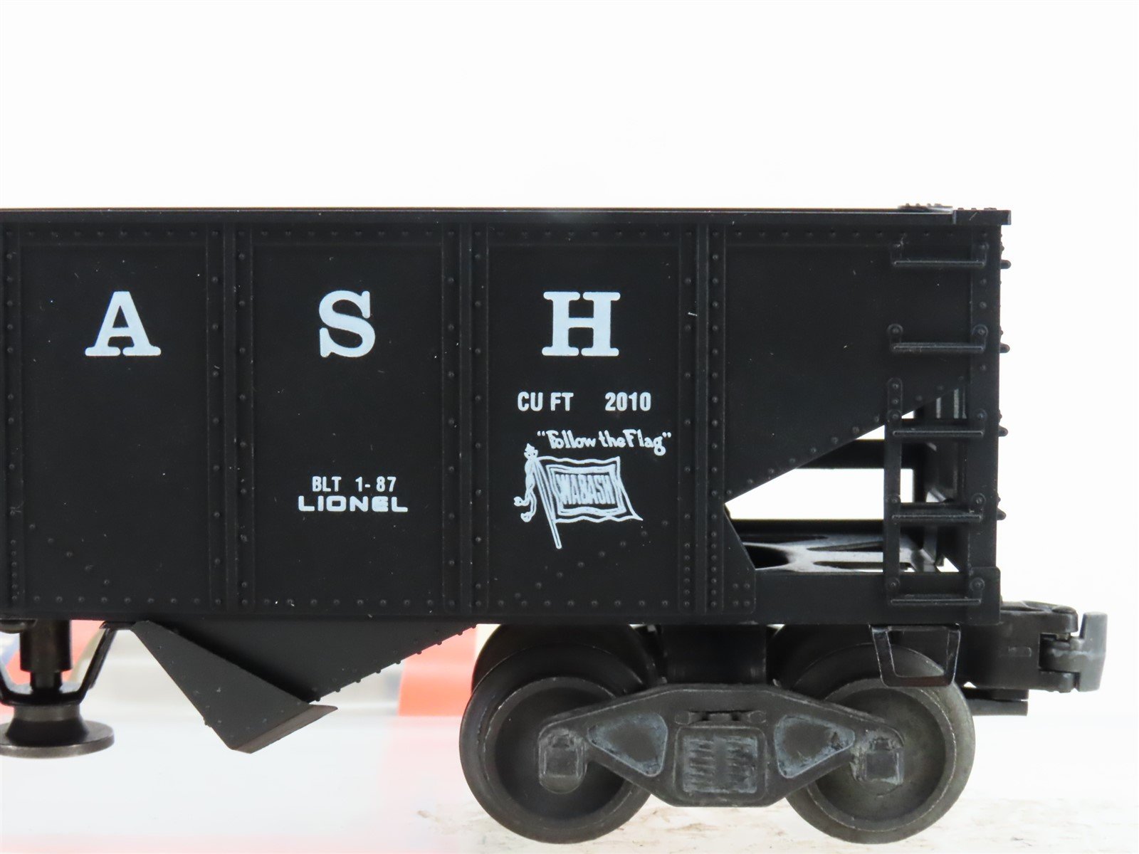 O Gauge 3-Rail Lionel 6-19804 WAB Wabash Operating Hopper #19804