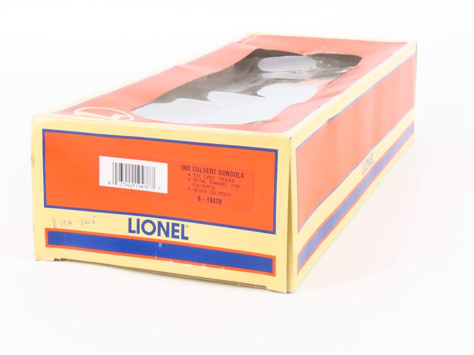 O Gauge 3-Rail Lionel 6-19478 NYC New York Central Culvert Gondola #6342