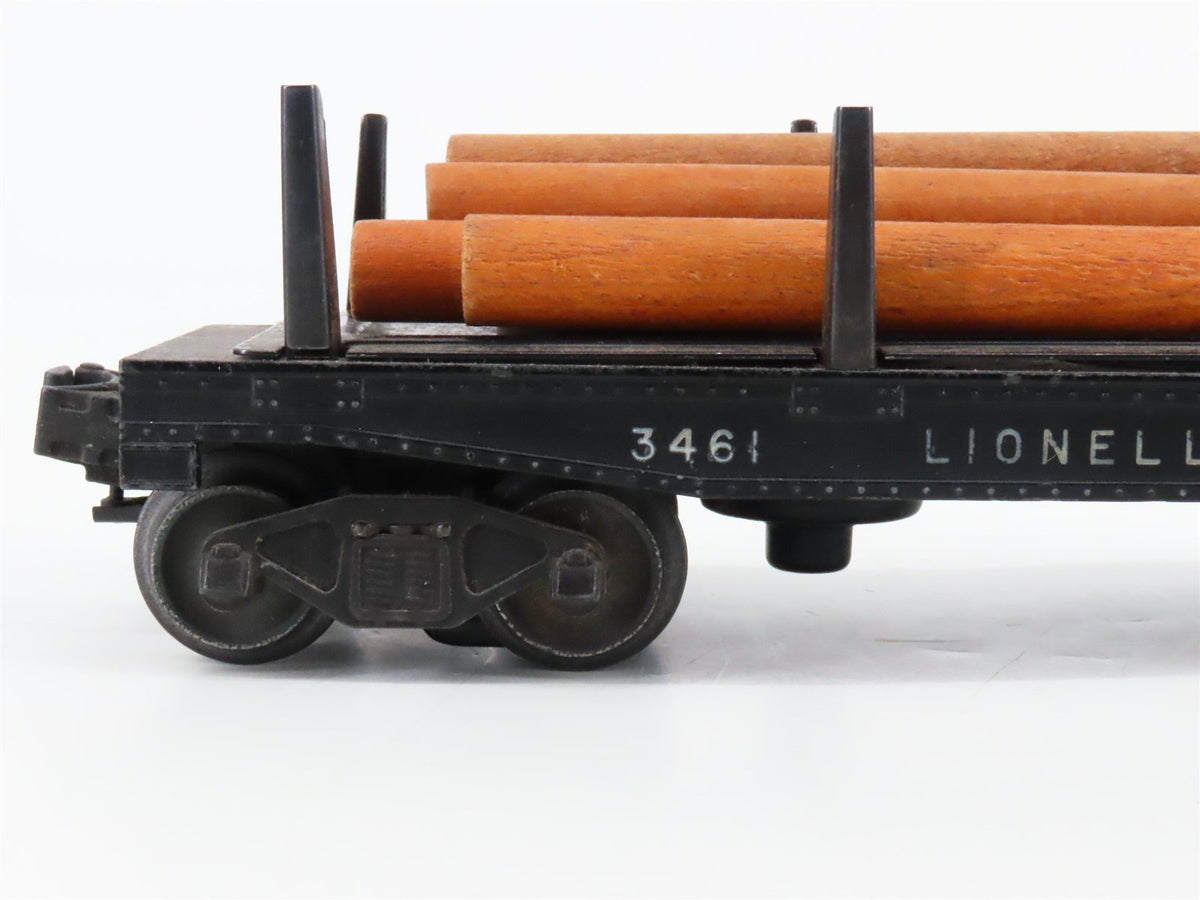 O Gauge 3-Rail Lionel 3461 Lionel Lines Automatic Lumber Car #3461 w/Logs