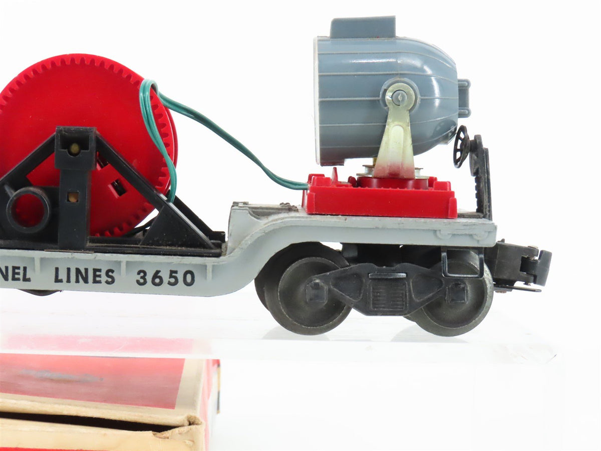 O Gauge 3-Rail Lionel 3650 Lionel Lines Searchlight Extension Car #3650