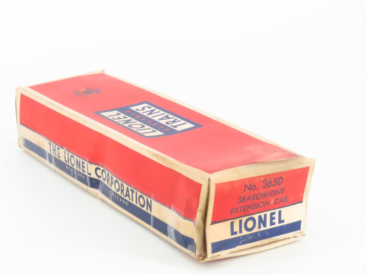 O Gauge 3-Rail Lionel 3650 Lionel Lines Searchlight Extension Car #3650