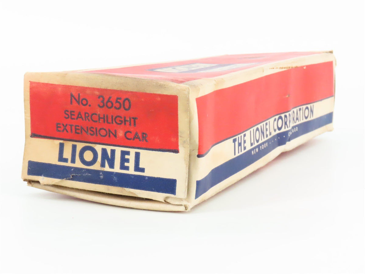 O Gauge 3-Rail Lionel 3650 Lionel Lines Searchlight Extension Car #3650