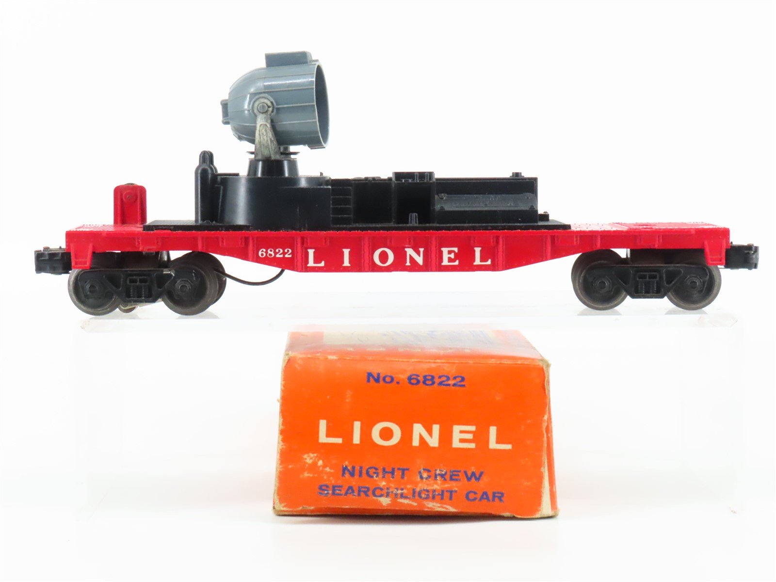 O Gauge 3-Rail Lionel #6822 Lionel Night Crew Searchlight Car #6822