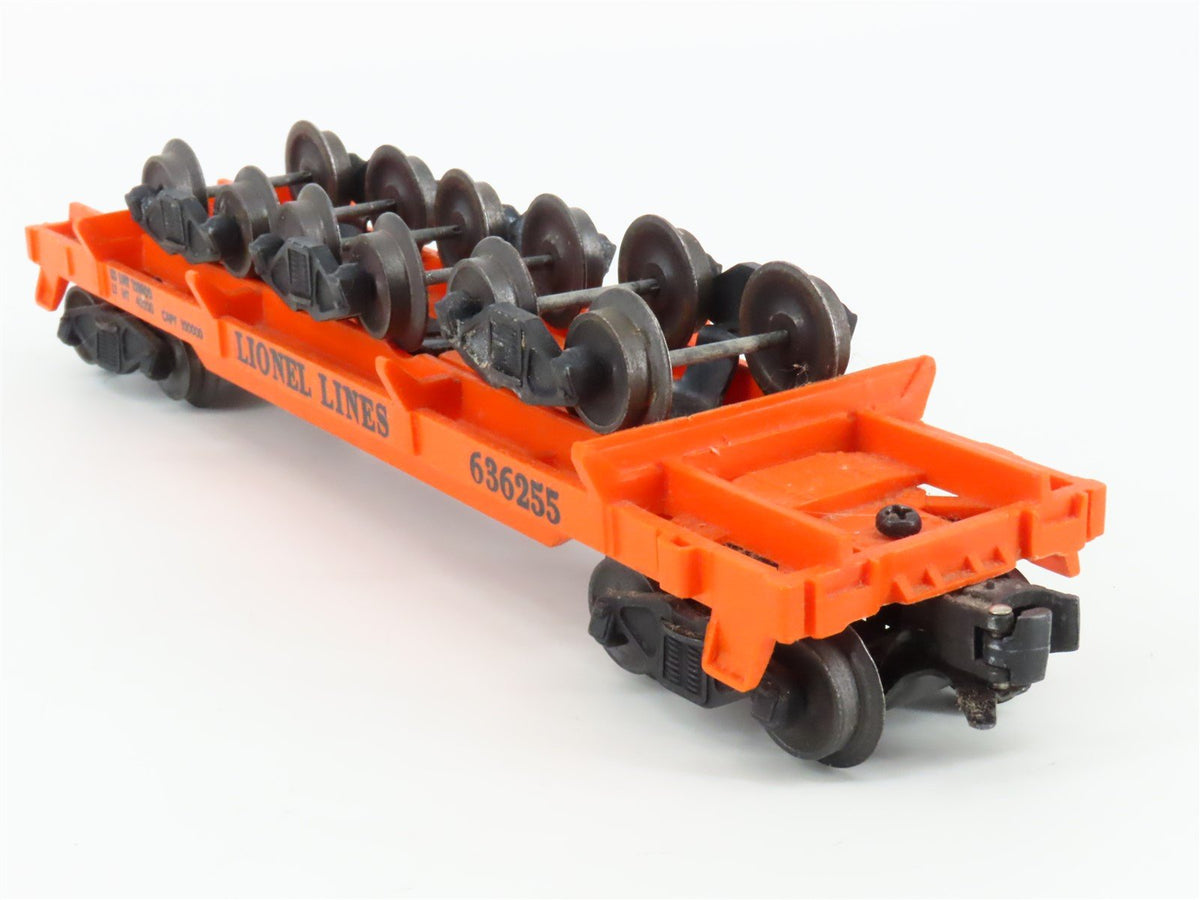 O Gauge 3-Rail Lionel #6362 Lionel Lines Rail Truck Flat Car #636255