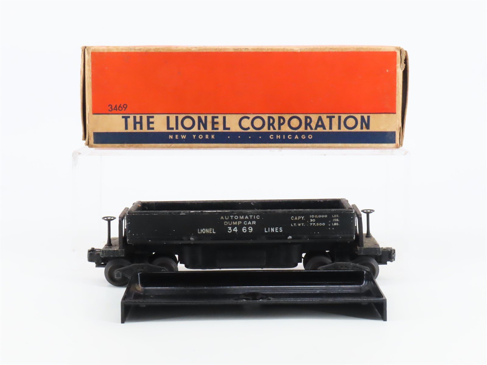 O Gauge 3-Rail Lionel 3469 Lionel Lines Automatic Dumping Ore Car #3469