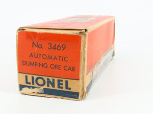 O Gauge 3-Rail Lionel 3469 Lionel Lines Automatic Dumping Ore Car #3469