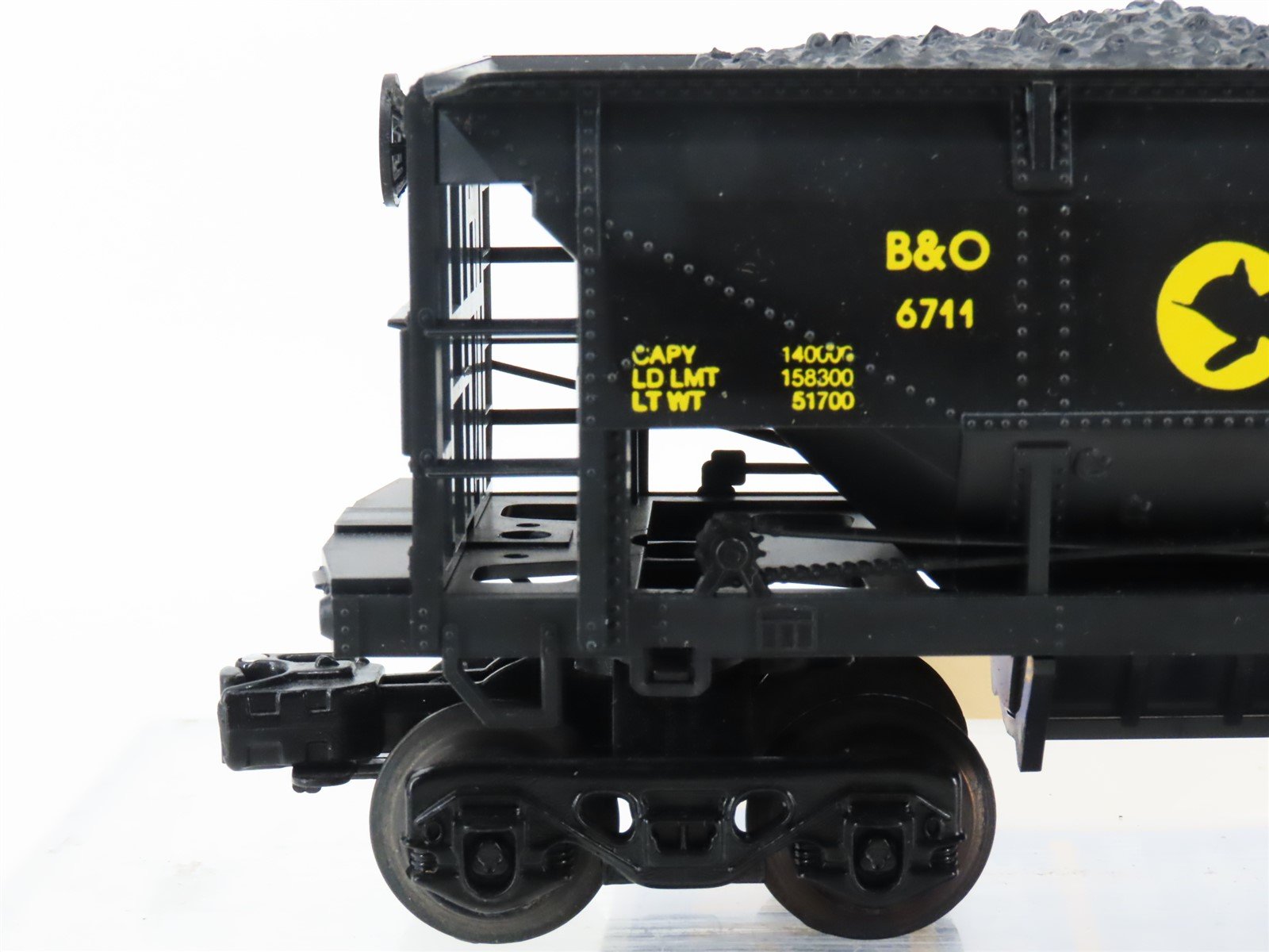 O Gauge 3-Rail K-Line K-6711 B&O Chessie System Ore Car w/Load #6711