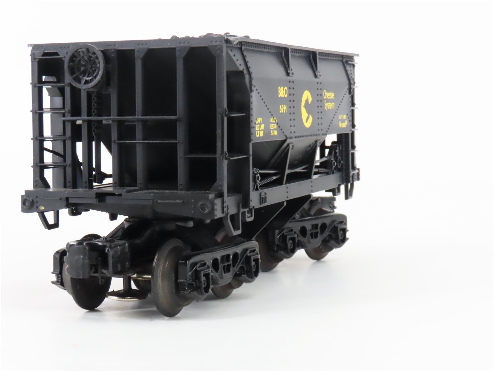 O Gauge 3-Rail K-Line K-6711 B&O Chessie System Ore Car w/Load #6711