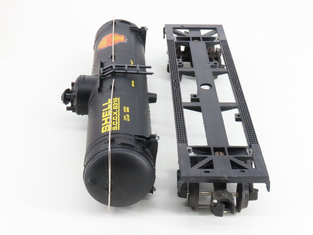 O Gauge 3-Rail K-Line K-6316 SCCX Shell Single Dome Tank Car #6316