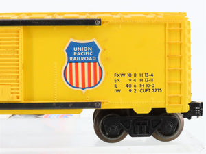O Gauge 3-Rail Lionel UP Union Pacific Single Door Box Car #9203