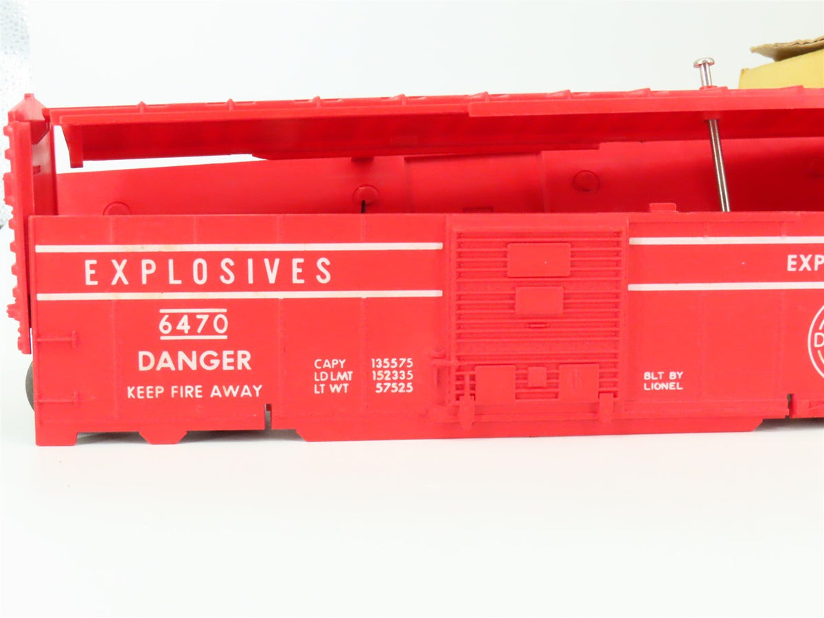 O Gauge 3-Rail Lionel 470 Missile Launching Platform w/Exploding Target Car