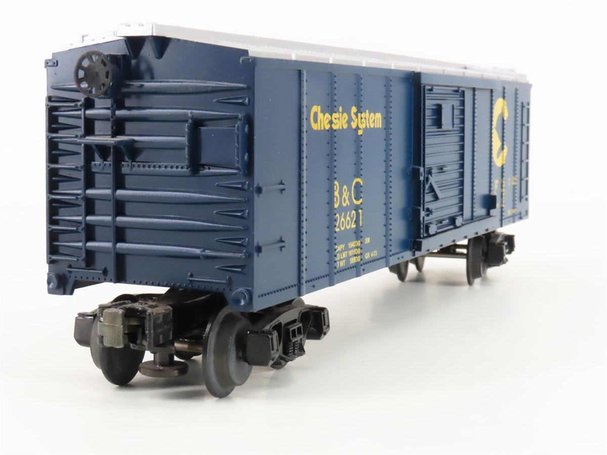 O Gauge 3-Rail MTH Rail King 30-7417 B&amp;O Chessie System Box Car #26621