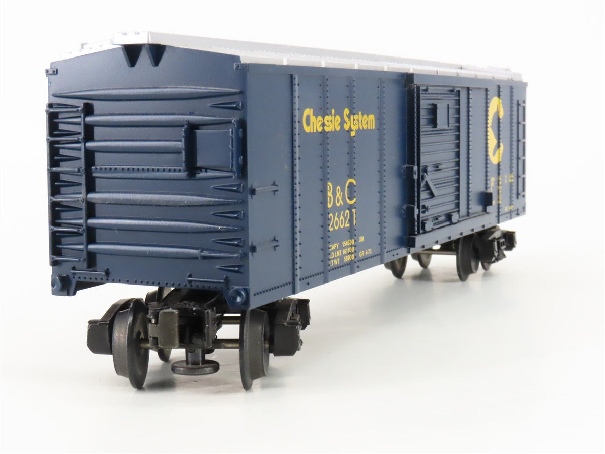 O Gauge 3-Rail MTH Rail King 30-7417 B&amp;O Chessie System Box Car #26621