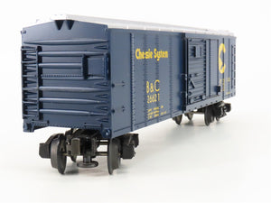 O Gauge 3-Rail MTH Rail King 30-7417 B&O Chessie System Box Car #26621
