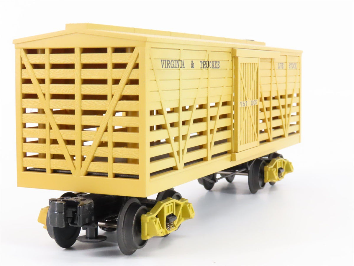 O Gauge 3-Rail MTH Rail King 30-7145 V&amp;T Virginia &amp; Truckee Stock Car #1005