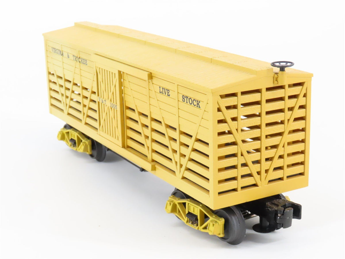 O Gauge 3-Rail MTH Rail King 30-7145 V&amp;T Virginia &amp; Truckee Stock Car #1005