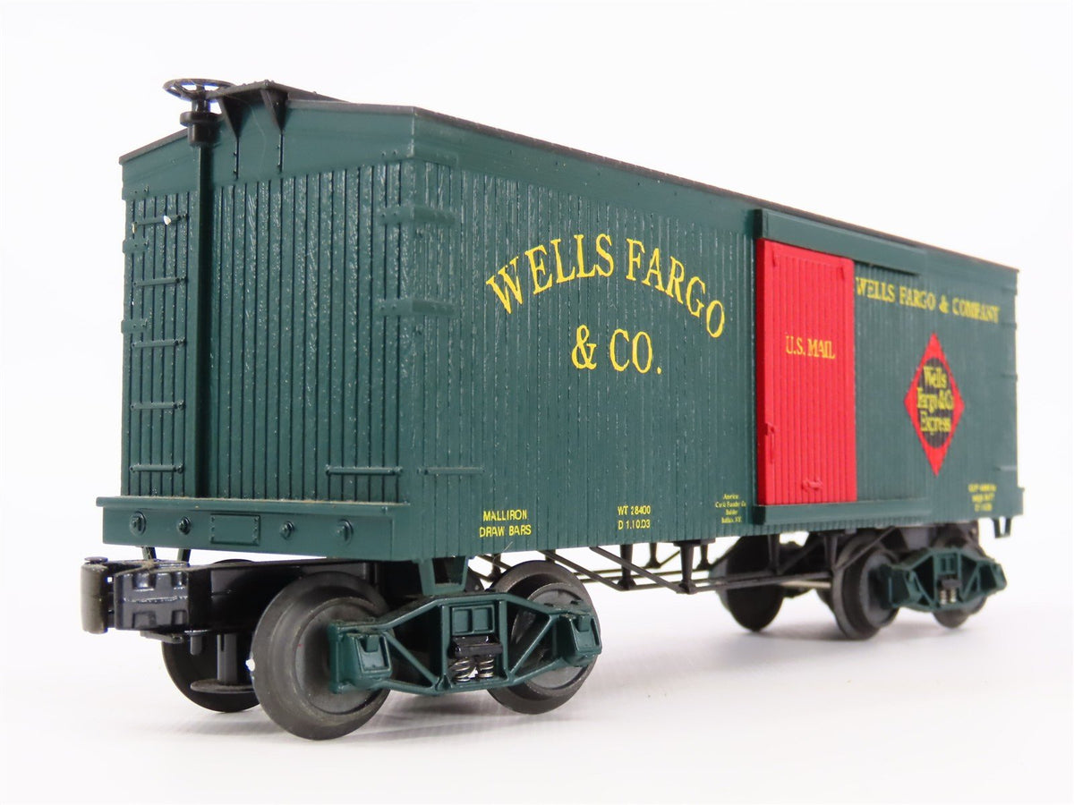 O Gauge 3-Rail MTH Rail King 30-74001 Wells Fargo 34&#39; Box Car