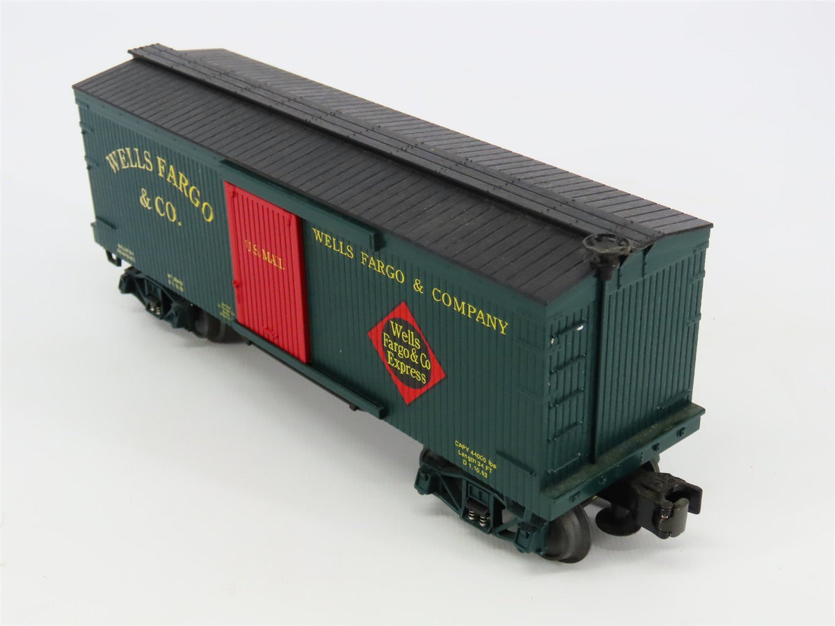 O Gauge 3-Rail MTH Rail King 30-74001 Wells Fargo 34&#39; Box Car