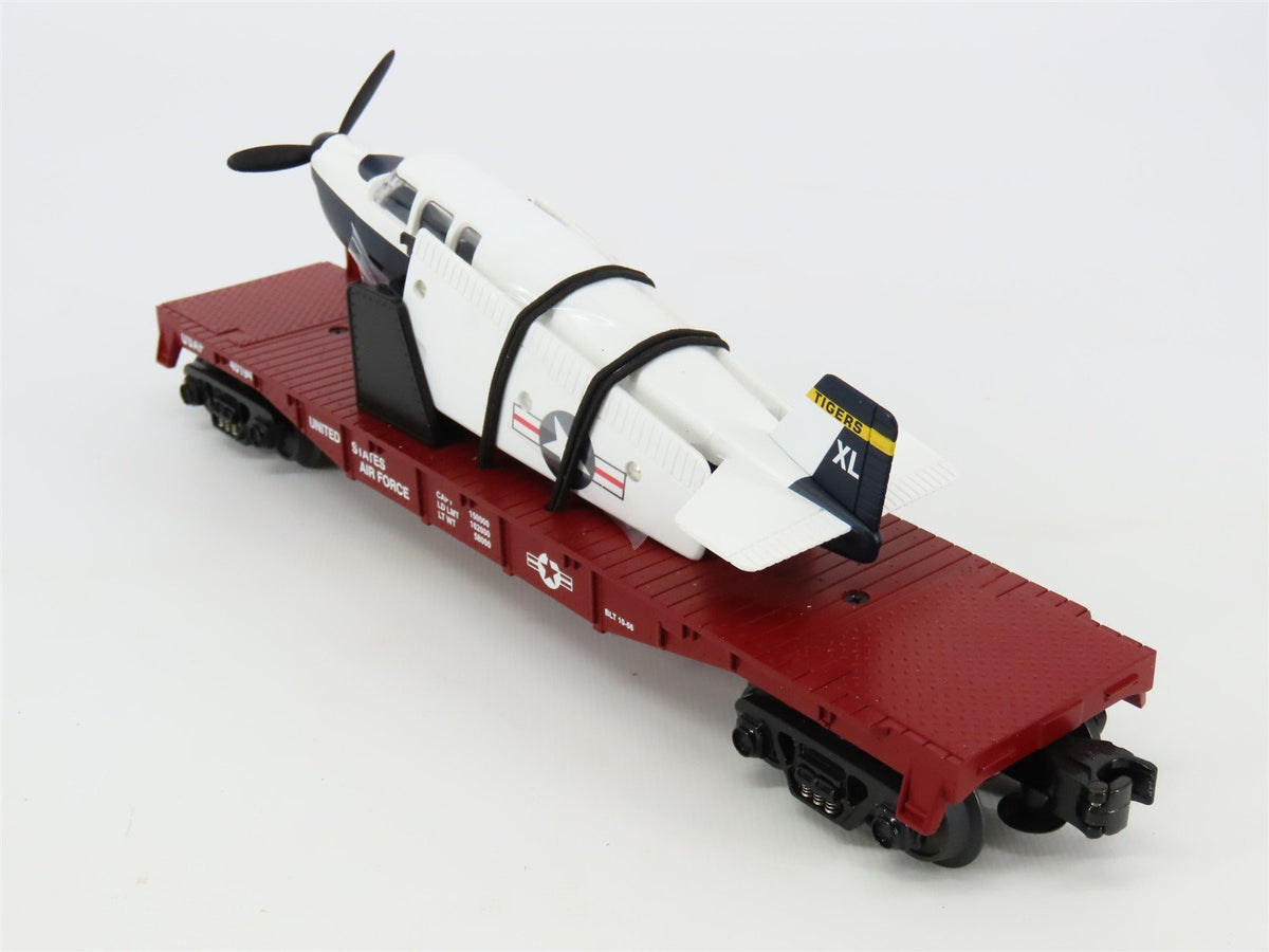O Gauge 3-Rail MTH Rail King 30-76051 USAF Flat Car #40194 w/Airplane