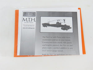 O Gauge 3-Rail MTH Rail King 30-76051 USAF Flat Car #40194 w/Airplane