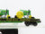 O Gauge 3-Rail MTH 20-98362 John Deere Flat Car #1936 W/ 3 Model A Tractors