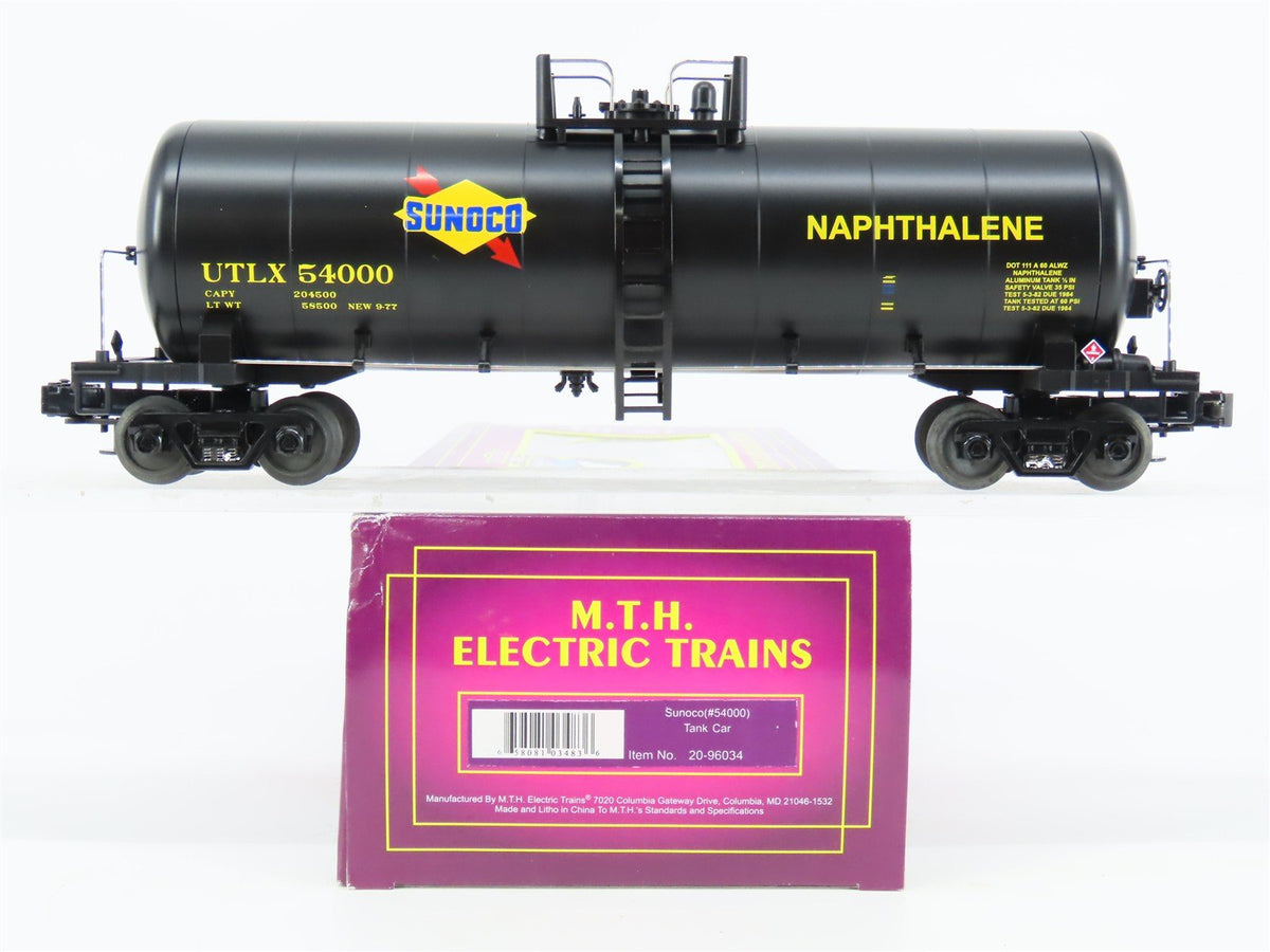 O Gauge 3-Rail MTH #20-96034 UTLX Sunoco Tank Car #54000