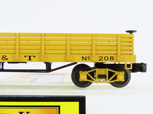 O Gauge 3-Rail MTH Rail King 30-7262 V&T Virginia & Truckee Gondola #208