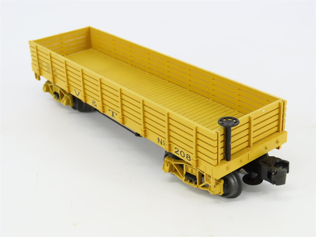 O Gauge 3-Rail MTH Rail King 30-7262 V&amp;T Virginia &amp; Truckee Gondola #208