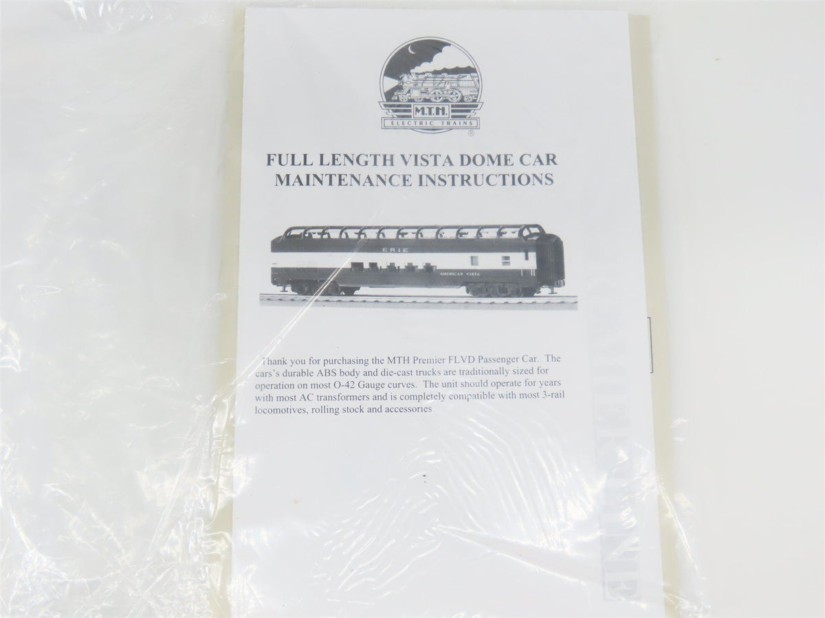 O Gauge 3-Rail MTH Rail King 20-6786 SP Daylight Vista Dome Passenger #3601