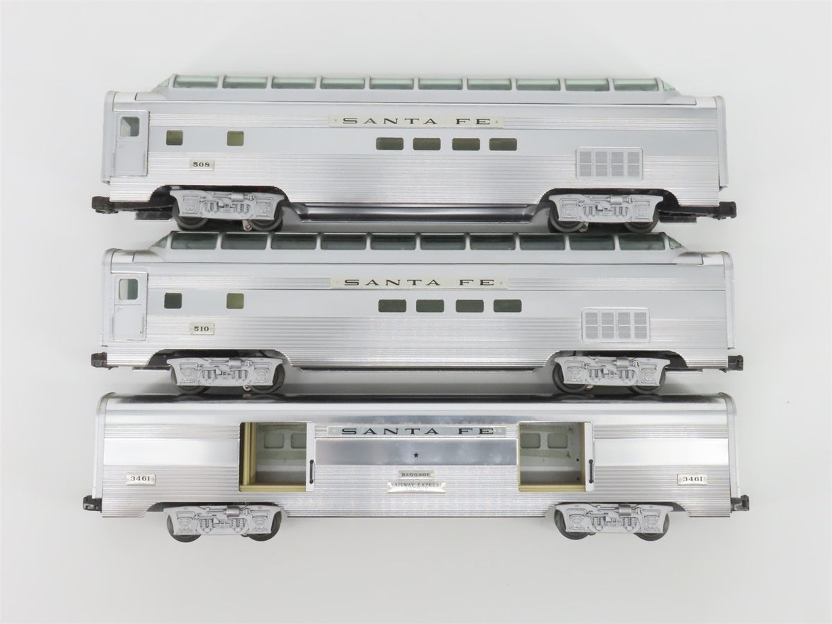O Gauge 3-Rail Lionel 6-21786 ATSF Santa Fe F3 A/B/B/A Diesel Passenger Set